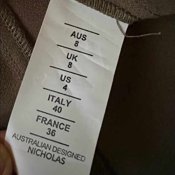 NWOT Nicholas MIDI PENCIL SKIRT W/DOUBLE-SLIT $425 size 4 - Picture 9 of 9